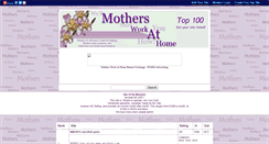 Desktop Screenshot of mothersworkathome.gotop100.com