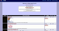 Desktop Screenshot of lilblueangel.gotop100.com