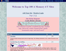 Tablet Screenshot of amemory4u.gotop100.com