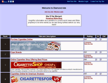 Tablet Screenshot of diamondads.gotop100.com