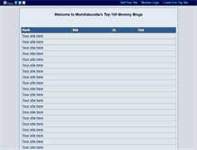 Tablet Screenshot of momkaboodle1.gotop100.com