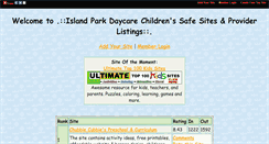 Desktop Screenshot of islandparkdaycare.gotop100.com
