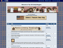 Tablet Screenshot of craftybloggers.gotop100.com