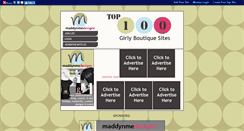 Desktop Screenshot of girlyboutiquesites.gotop100.com