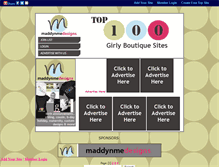 Tablet Screenshot of girlyboutiquesites.gotop100.com