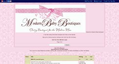 Desktop Screenshot of modernbabyboutiques.gotop100.com