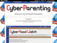 Tablet Screenshot of cyberparenting.gotop100.com