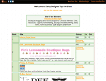 Tablet Screenshot of daisydelights.gotop100.com