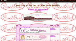 Desktop Screenshot of goodgirlsites.gotop100.com