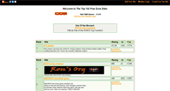Desktop Screenshot of freezone.gotop100.com