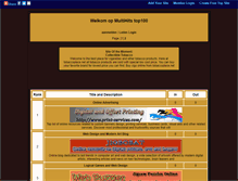 Tablet Screenshot of multihits.gotop100.com