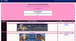 Desktop Screenshot of dachshundbreeders.gotop100.com