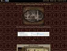 Tablet Screenshot of finecountrylivingprimitives.gotop100.com
