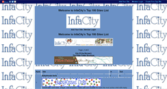Desktop Screenshot of infacity.gotop100.com