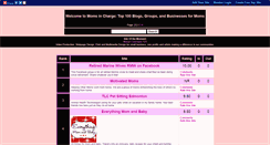 Desktop Screenshot of momsincharge.gotop100.com