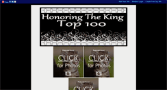 Desktop Screenshot of honoringtheking.gotop100.com