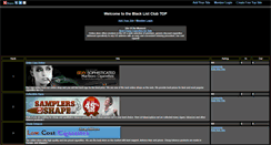 Desktop Screenshot of blacklistclub.gotop100.com