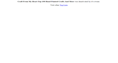 Desktop Screenshot of craftfrommyheart.gotop100.com