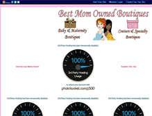 Tablet Screenshot of bestmomboutiques.gotop100.com