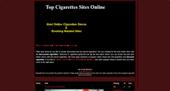 Desktop Screenshot of cigarettes.gotop100.com