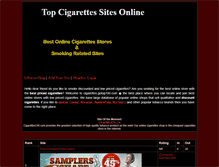 Tablet Screenshot of cigarettes.gotop100.com