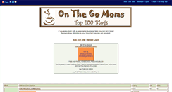 Desktop Screenshot of momblogs.gotop100.com