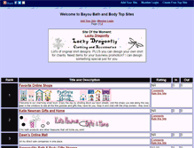 Tablet Screenshot of bayoubathandbody.gotop100.com