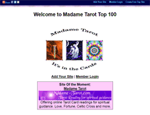 Tablet Screenshot of madametarot.gotop100.com