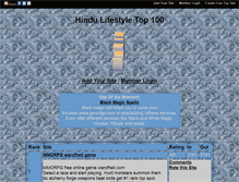 Tablet Screenshot of hindulifestyle.gotop100.com