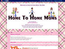 Tablet Screenshot of hometohomemoms.gotop100.com