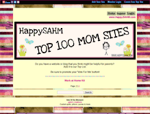 Tablet Screenshot of happysahm.gotop100.com