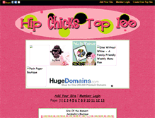 Tablet Screenshot of hipchick.gotop100.com