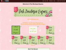 Tablet Screenshot of poshboutiqueexpress.gotop100.com