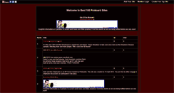 Desktop Screenshot of best100proboardsites.gotop100.com