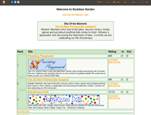 Tablet Screenshot of goddessgarden.gotop100.com