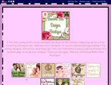 Tablet Screenshot of princessbellasjewelrybox.gotop100.com