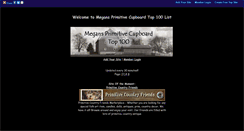 Desktop Screenshot of megansprimitivecupboard.gotop100.com