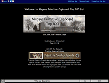 Tablet Screenshot of megansprimitivecupboard.gotop100.com