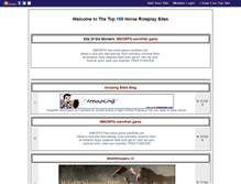 Tablet Screenshot of horseroleplay.gotop100.com