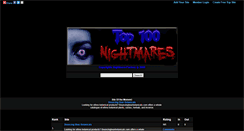 Desktop Screenshot of nightmarelist.gotop100.com
