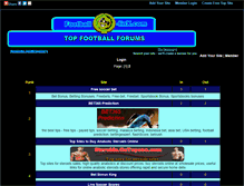 Tablet Screenshot of footballforums.gotop100.com