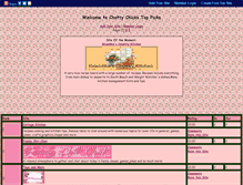 Tablet Screenshot of chattychicks.gotop100.com