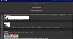 Desktop Screenshot of bloggersites.gotop100.com