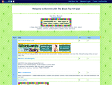 Tablet Screenshot of mommiesontheblock.gotop100.com