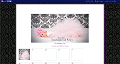 Desktop Screenshot of boutiques2keep.gotop100.com